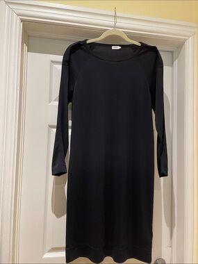 Filippa K Long Sleeve Shift Dress Scandi Minimalist Old Money S